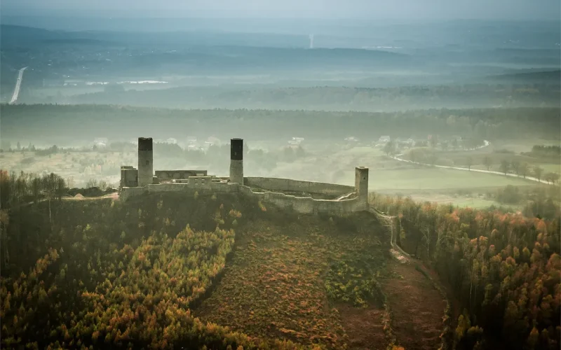 Ruiny zamku królewskiego w Chęcinach