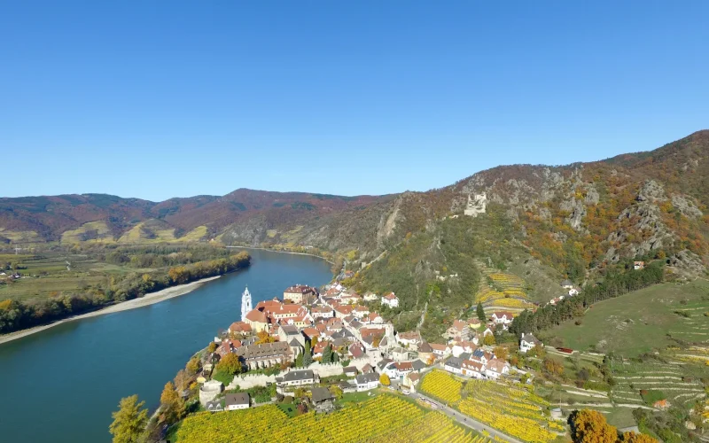 Dürnstein nad Dunajem w Dolinie Wachau